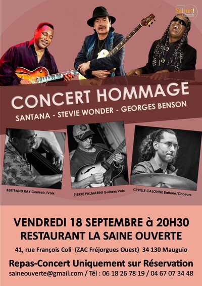 hommage à george benson carlos santana stevie wonder