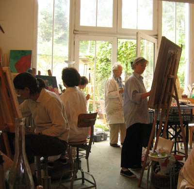 Isabelle Dansin - Cours de peinture 1 jour par mois: sam, dim, lun, mer