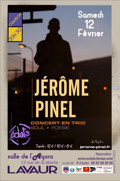Jérôme Pinel en concert  - concert trio 
