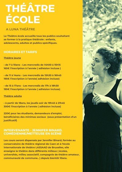 A Luna Théâtre - Cours de théâtre