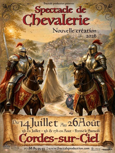 ️⚔️ SPECTACLE DE CHEVALERIE de Cordes sur Ciel ⚔️️