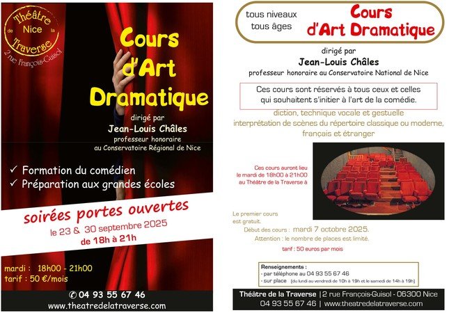 Theâtre de la Traverse - Cours d'art dramatique