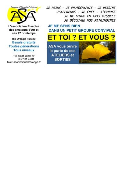 association ASA - Ambiance et Stimulation Artistique 