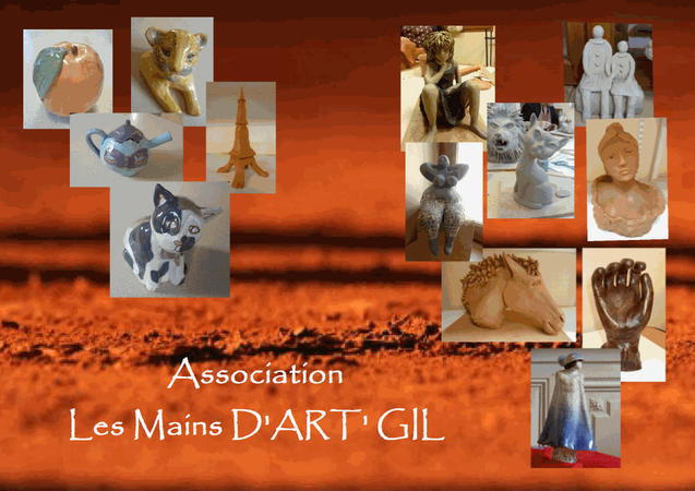 Association LES MAINS D'ART'GIL - Ateliers hebdomadaires de modelage adultes et enfants