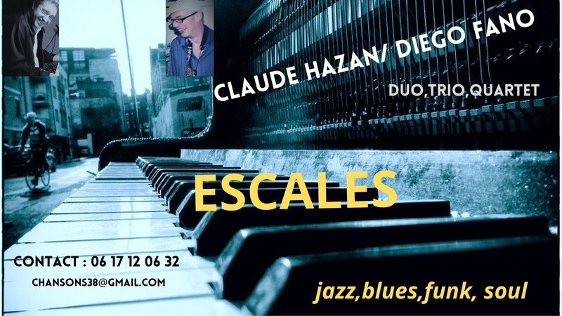 duo "escales" - Claude Hazan piano/ diego Fano sax