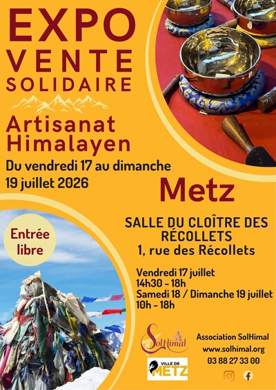 Exposition-vente solidaire d'artisanat himalayen