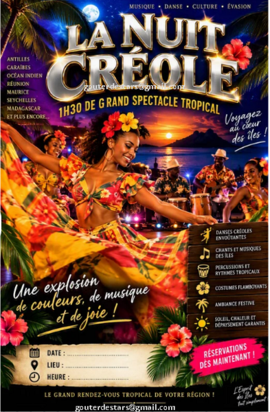 Groupes musicaux et danseuses Antillais ,Créoles 