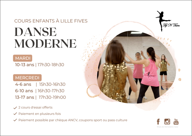 Tip'N Turn - Cours de danse moderne adultes et enfants