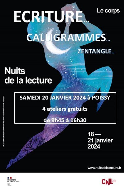Ateliers d'ECRITURE et Calligrammes - Nuits de la Lecture