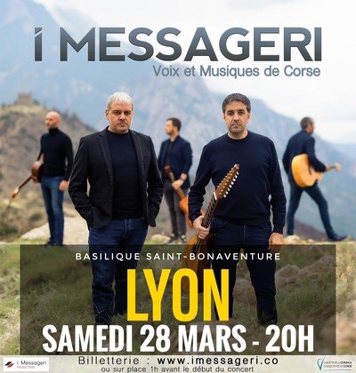 Concert groupe I MESSAGERI - Voix et musique de Corse