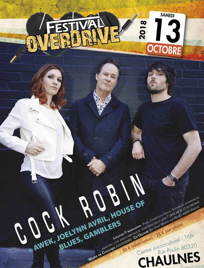 Festival Overdrive 2018 avec Cock Robin