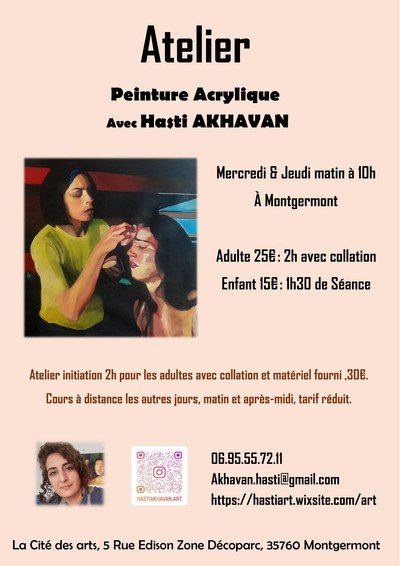 Hasti Akhavan - Atelier peinture