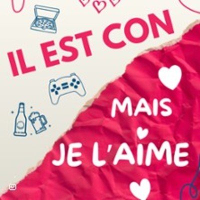 Il Est Con mais Je l'Aime