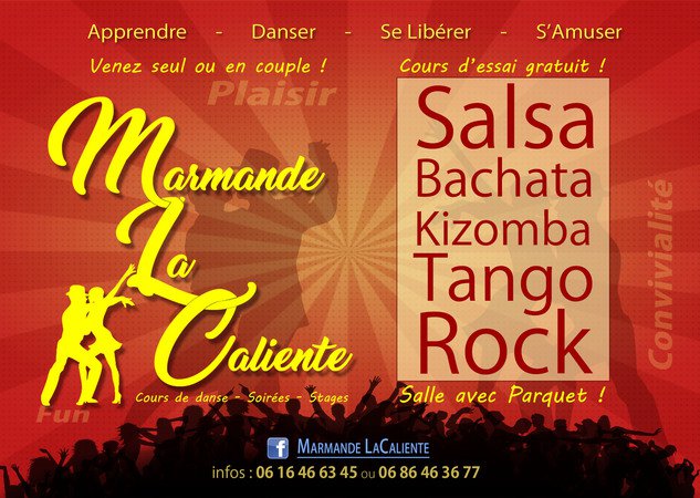 Marmande La Caliente - Cours de Rock, Salsa, Bachata, Kizomba & Tango