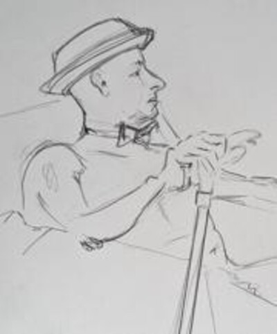 Modèle vivant masculin pour atelier, école ou association