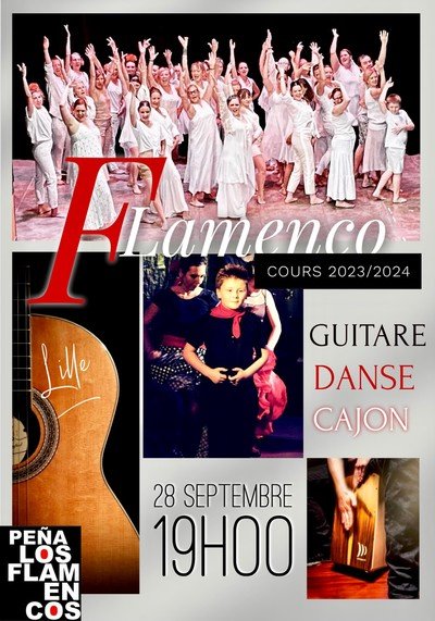 Peña Los Flamencos  - Cours de Flamenco danse guitare et cajon 