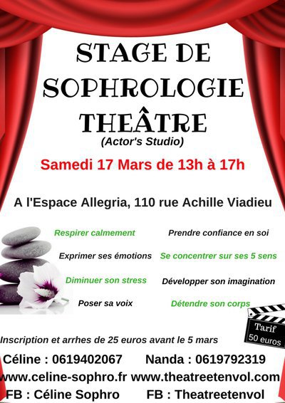 Stage de sophrologie- Théâtre (Actor's Studio)