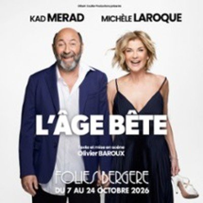 L'Âge Bête - Michèle Laroque & Kad Merad- Les Folies Bergère, Paris
