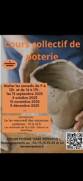 Atelier Terre Inventive - Cours et stages de poterie proche Mâcon