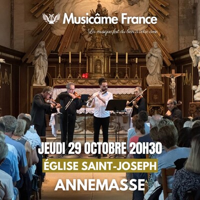 Concert à Annemasse : Bach, Vivaldi, Schubert, Rachmaninov