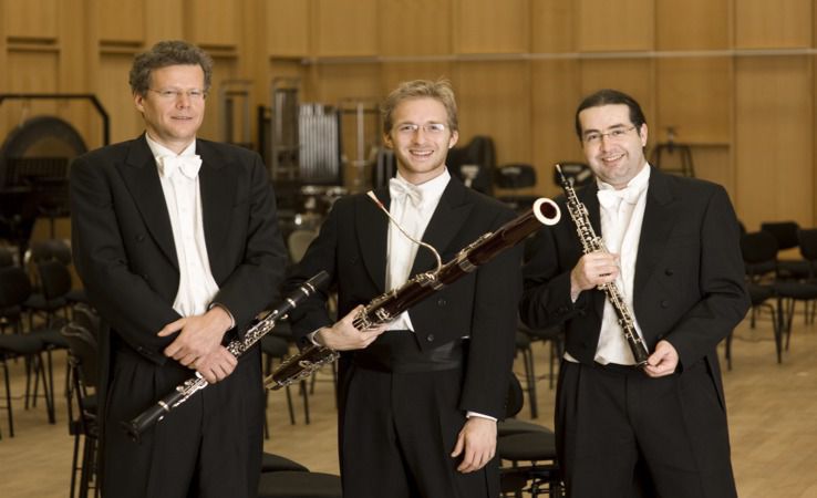 CONCERT :TRIO D' ANCHES DE L' ORCHESTRE PHILHARMONIQUE DE HAMBOURG