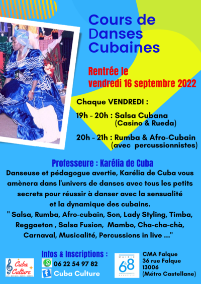 Cuba Culture  - Cours de Danses Cubaines