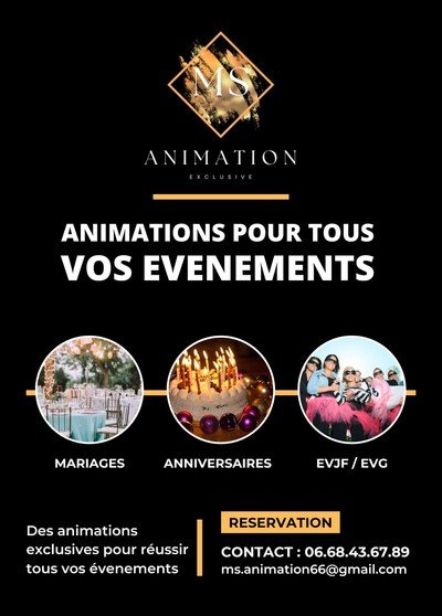 Location d'animation