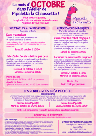 Spectacle Zille Zaille Zouille Meme pas peur