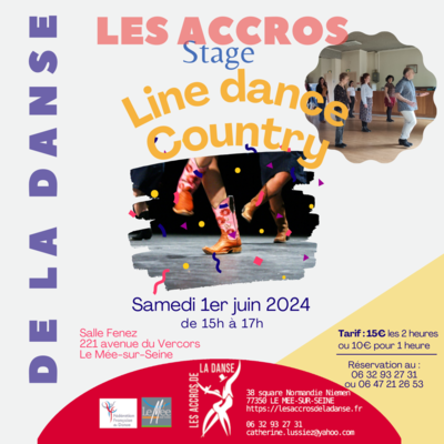 Stage de danse country et line dance au Mée-sur-Seine