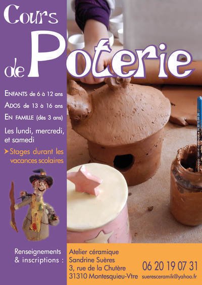 Stage poterie/modelage enfants