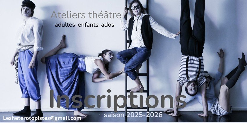 Compagnie Les Hétérotopistes - Découvrez les ateliers de théâtre enfants, ado, adults