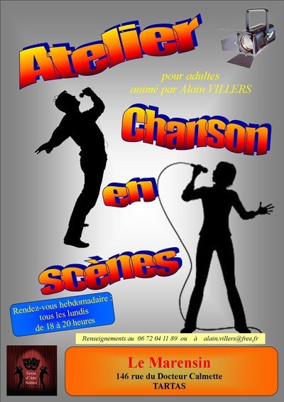 Envie d'Arts Scènes - Atelier "Chanson en scènes"