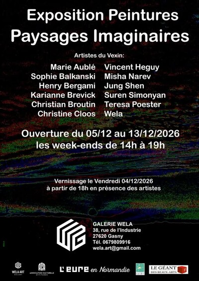 Exposition peintures « Paysages Imaginaires »