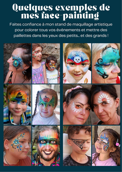 Fanny Bellule - Animation maquillage artistique / Stand Face-painting