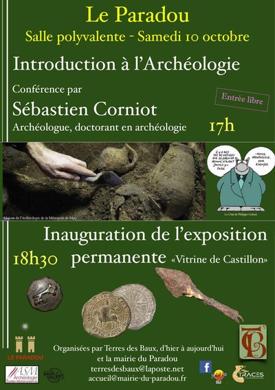 Introduction à l'archéologie - Inauguration