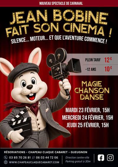 Jean Bobine fait son cinéma ! - Spectacle de Carnaval