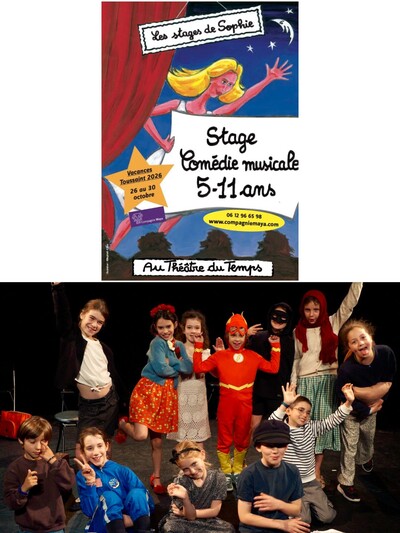 STAGES ENFANTS COMÉDIE MUSICALE VACANCES TOUSSAINT