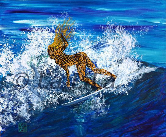 "Surf dreaming" exposition de Surf Art de Joëlle Kem Lika