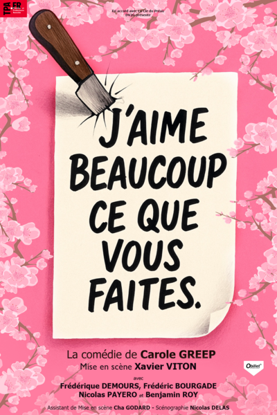 J'aime beaucoup ce que vous faites !