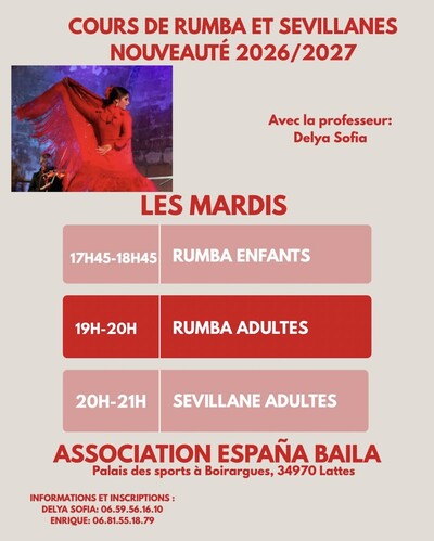 ASSOCIATION ESPAÑA BAILA - RUMBA ET SEVILLANES