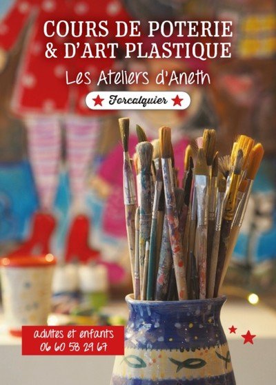 L'Atelier d'Aneth  - Cours et s de poterie et d'art plastique adultes et enfants 
