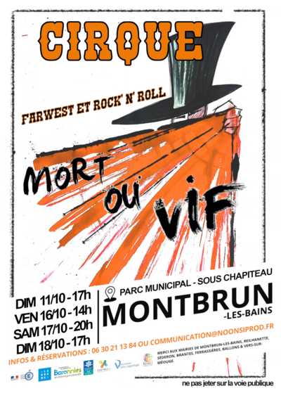 Cirque Farwest et Rock'n'roll avec "Mort ou Vif"