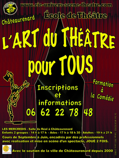 Compagnie Univers Scène Théâtre - ÉCOLE DE THEATRE