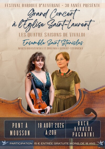 Concert « Les Quatre Saisons de Vivaldi »