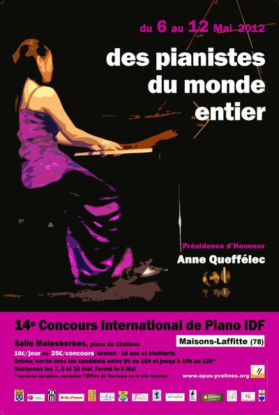 Concours International de Piano IDF: des pianistes du monde entier