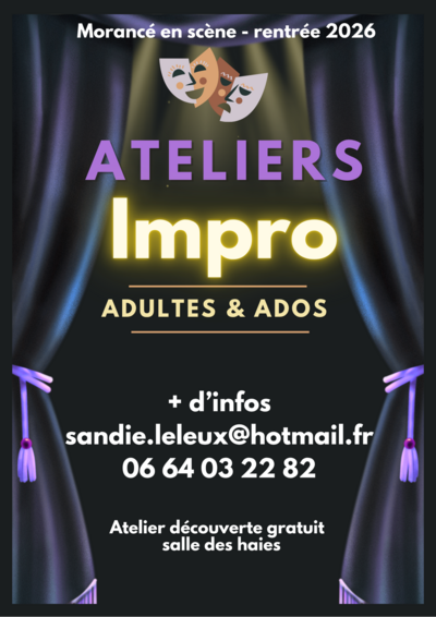 Sandie Leleux | Cours d'improvisation théâtrale | Morancé