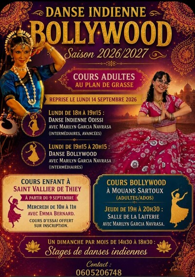 Navrasa: Danses de l'Inde - Cours de danses indiennes