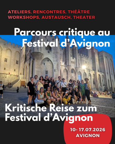 Parcours critique au festival Avignon