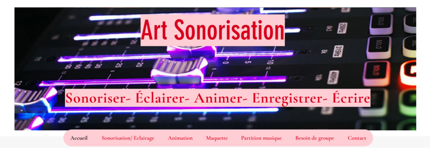 Art Sonorisation - Sonorisation/éclairage concerts, enregistrements studio