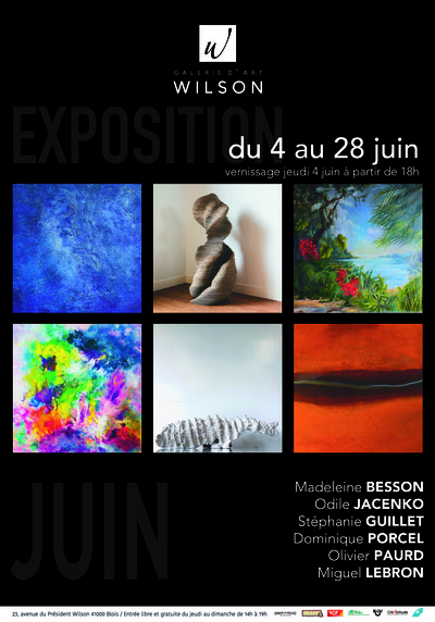 Exposition de Juin 2026 à la Galerie d’Art Wilson